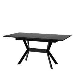 Pharao24 Schwarzer Ausziehtisch Damados> Ausziehtische
