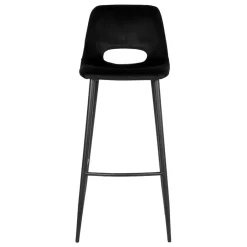 Pharao24 Schwarzer Barstuhl Set Plexino> Barmöbel|Hocker