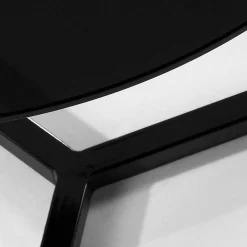 Glastische*Pharao24 Schwarzer Beistelltisch Bienno