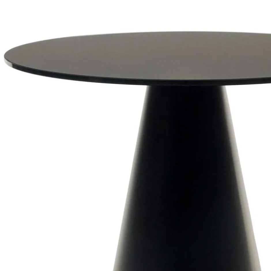 Telefontische|Glastische*Pharao24 Schwarzer Beistelltisch Game