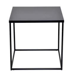 Beistelltische*Pharao24 Schwarzer Beistelltisch Merida