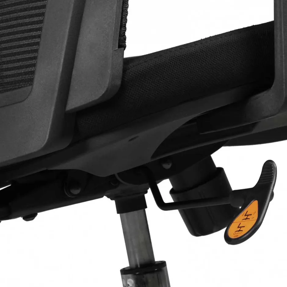 Bürostuhl*Pharao24 Schwarzer Bürodrehstuhl Metony