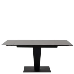 Küchentisch|Ausziehtische*Pharao24 Schwarzer Esszimmertisch Waving