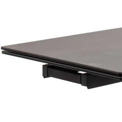 Küchentisch|Ausziehtische*Pharao24 Schwarzer Esszimmertisch Waving