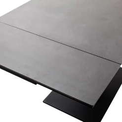 Küchentisch|Ausziehtische*Pharao24 Schwarzer Esszimmertisch Waving