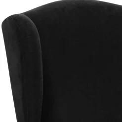 Ohrensessel*Pharao24 Schwarzer Sessel Batleys