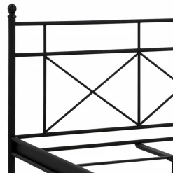 Pharao24 Schwarzes Metall Bett Lakos><noscript><img width=