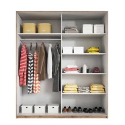 Jugendkleiderschrank|Schiebetürenschränke*Pharao24 Schwebetürenkleiderschrank Jannik