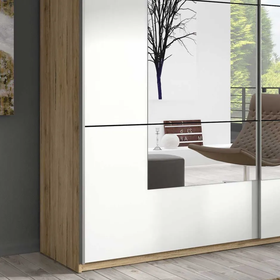 Jugendkleiderschrank|Schiebetürenschränke*Pharao24 Schwebetürenkleiderschrank Jannik