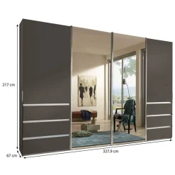 Schiebetürenschränke*Pharao24 Schwebetürenkleiderschrank Mariolona