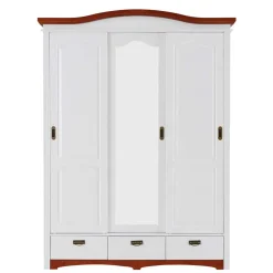 Pharao24 Schwebetürenkleiderschrank Raimon> Massivholzmöbel|Schiebetürenschränke