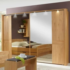 Massivholzmöbel|Schiebetürenschränke*Pharao24 Schwebetürenschrank Bordana