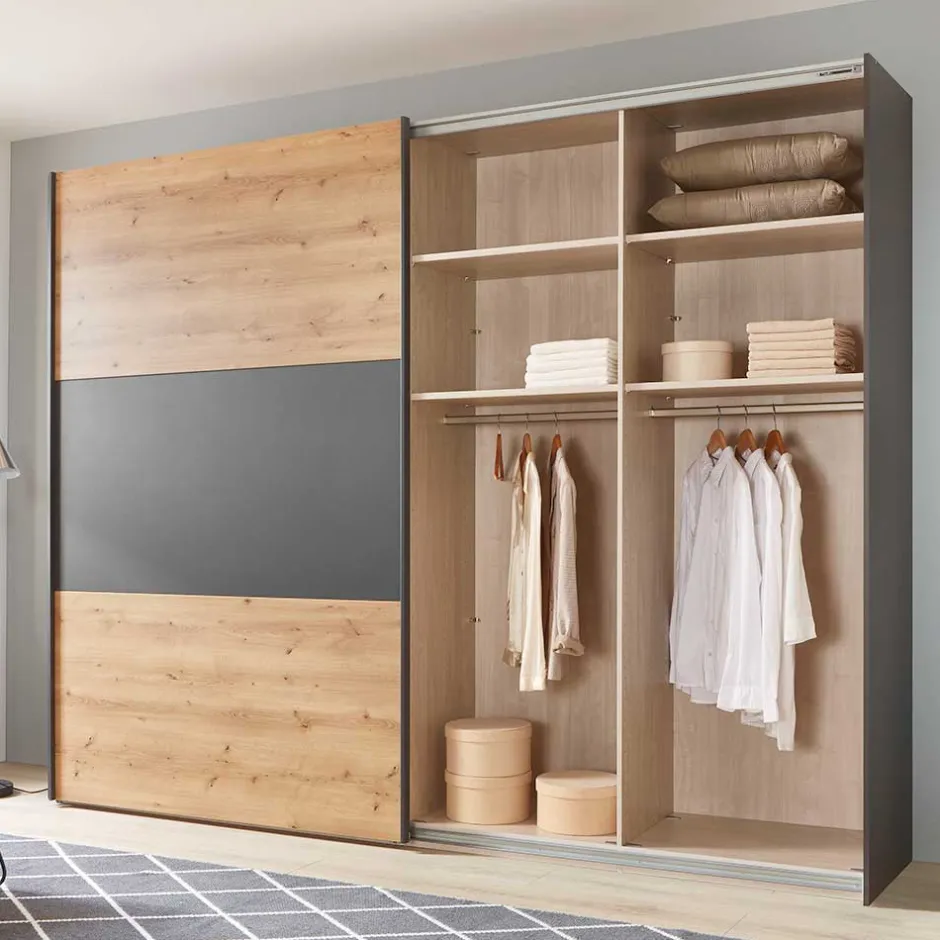 Pharao24 Schwebetürenschrank Drift> Kleiderschränke|Schlafzimmerschränke