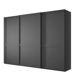 Schiebetürenschränke*Pharao24 Schwebetürenschrank Dunkelgrau Hierro
