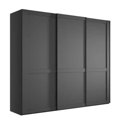 Schiebetürenschränke*Pharao24 Schwebetürenschrank Dunkelgrau Hierro