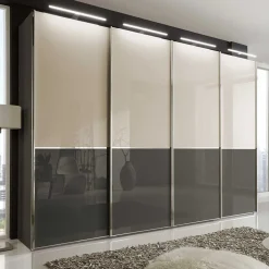 Kleiderschränke|Schlafzimmerschränke*Pharao24 Schwebetürenschrank Handle