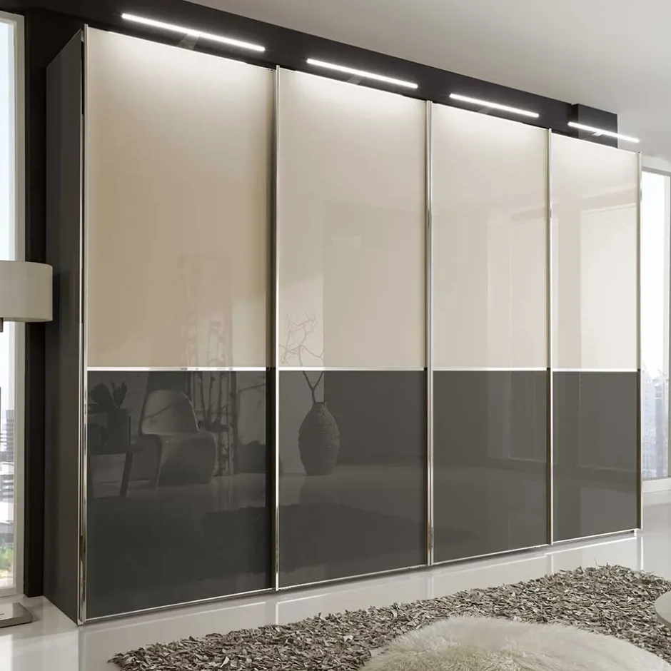 Kleiderschränke|Schlafzimmerschränke*Pharao24 Schwebetürenschrank Handle