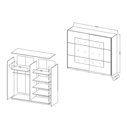 Pharao24 Schwebetürenschrank Jannik><noscript><img width=