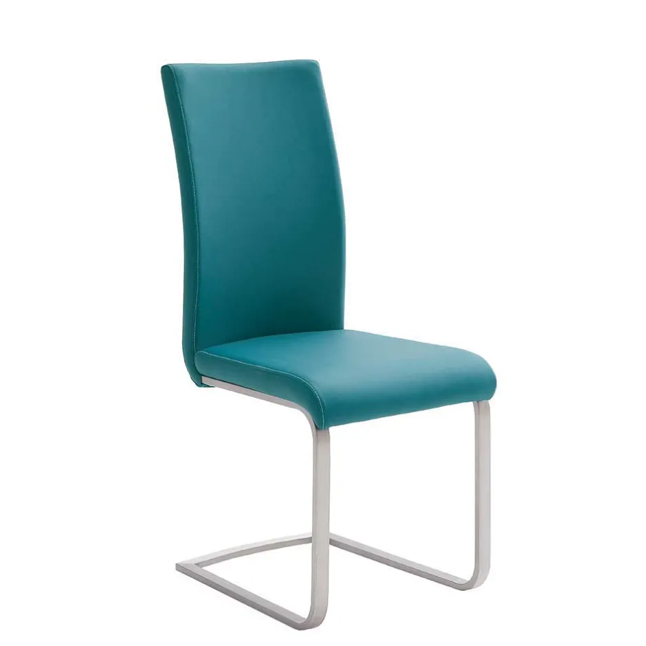 Pharao24 Schwingstuhl Set Castelan> Lederstühle|Freischwinger