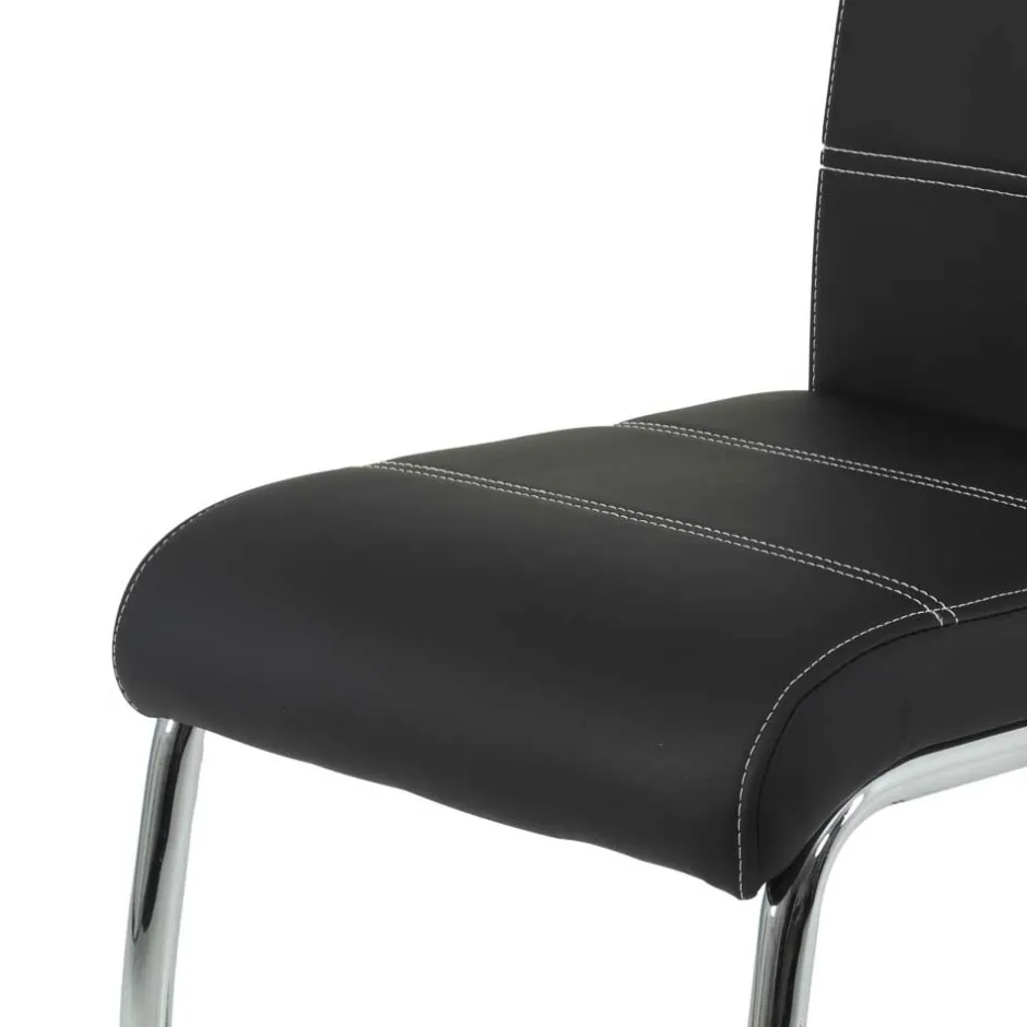 Lederstühle|Freischwinger*Pharao24 Schwingstuhl Wendon