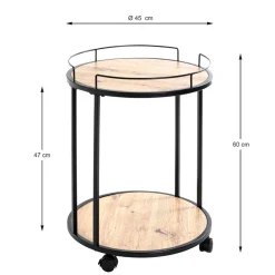 Servierwagen*Pharao24 Serviertisch Jasson
