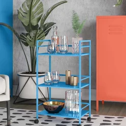 Servierwagen*Pharao24 Serviertisch mit Rollen Vallarta