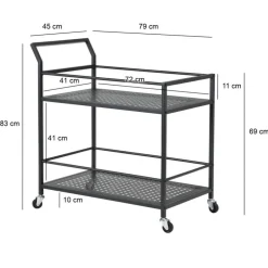 Servierwagen*Pharao24 Servierwagen Tamya