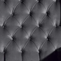 Ohrensessel*Pharao24 Sessel Anthrazit Samt Kean