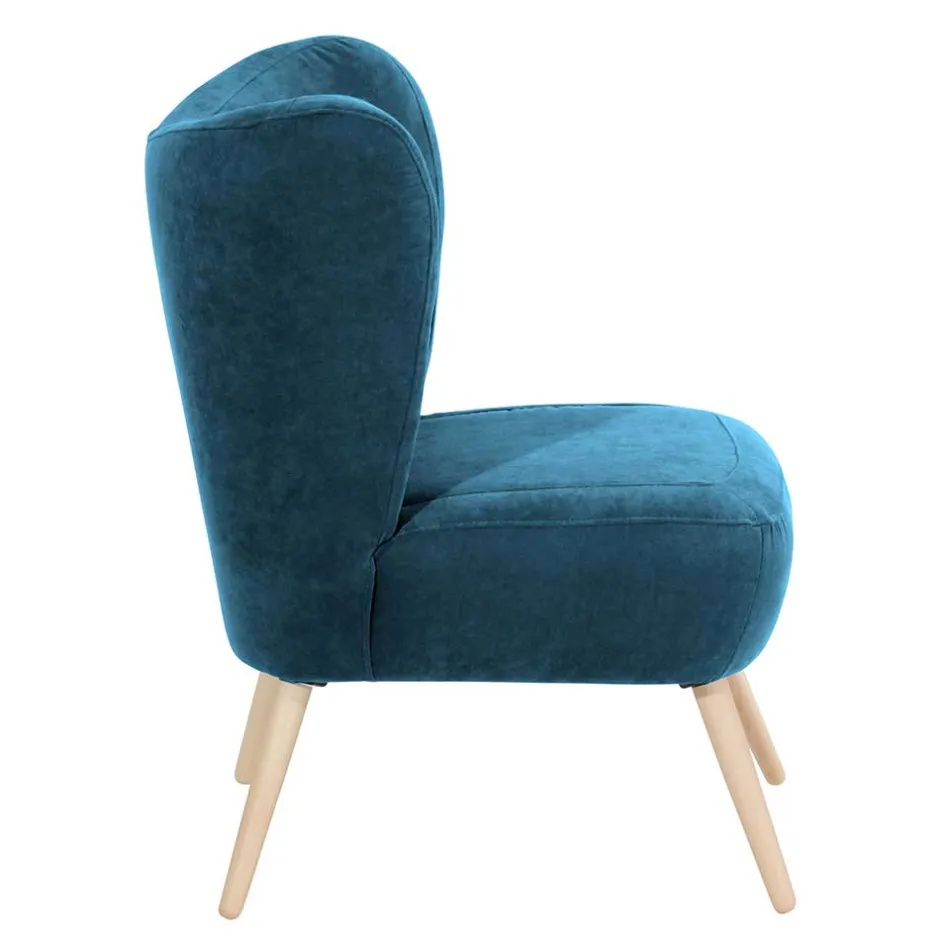 Pharao24 Sessel in Petrol Lidoral> Polstermöbel|Wohnzimmer Sessel