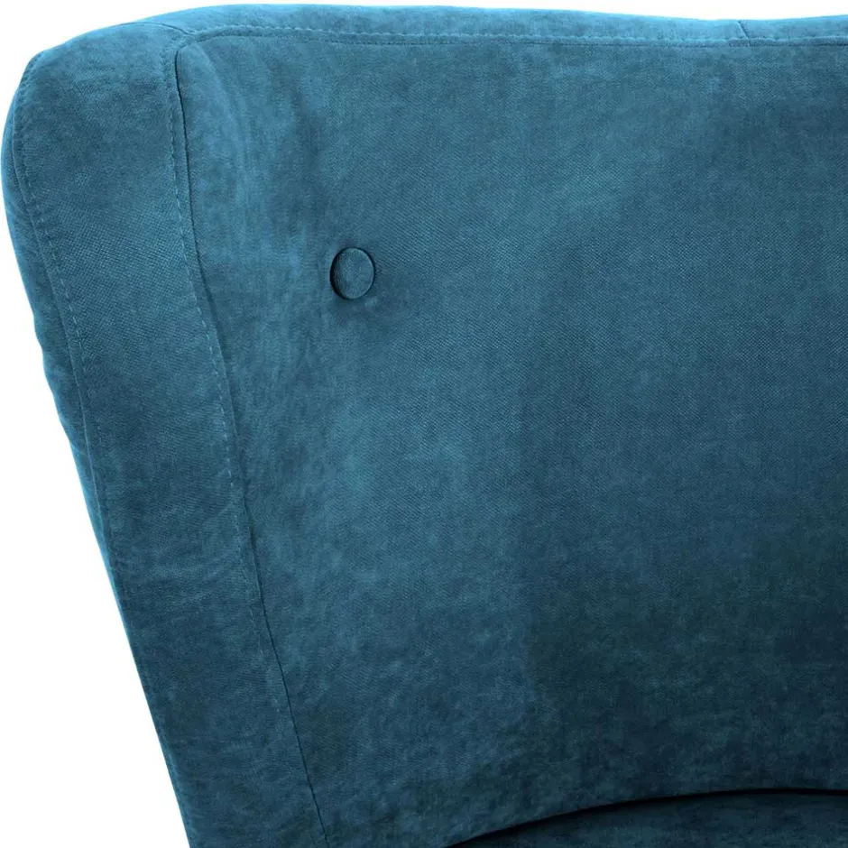 Pharao24 Sessel in Petrol Lidoral> Polstermöbel|Wohnzimmer Sessel