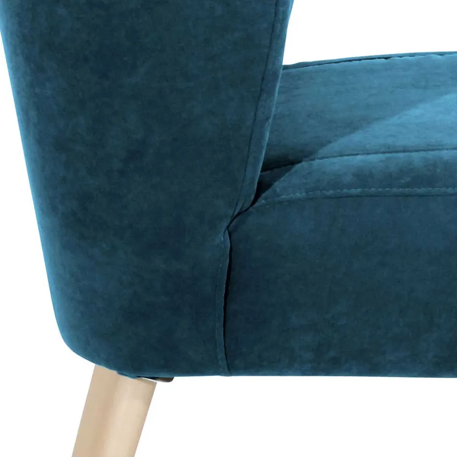 Pharao24 Sessel in Petrol Lidoral> Polstermöbel|Wohnzimmer Sessel