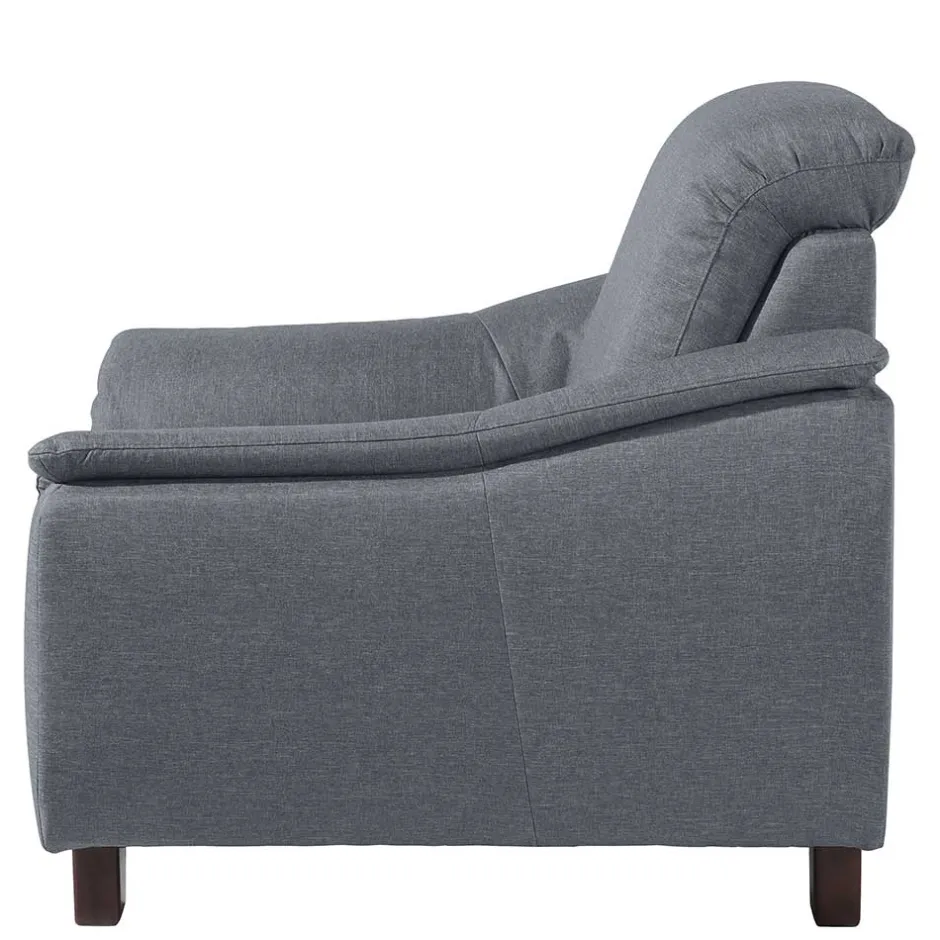 Pharao24 Sessel Jeansblau Stoff Rocket> Relaxsessel