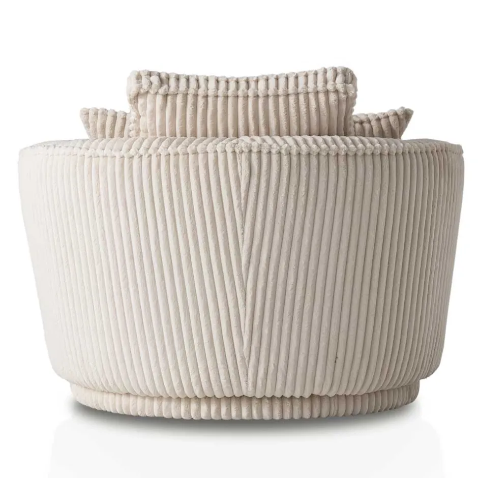 Pharao24 Sessel mit Hocker Anyel> Polstermöbel|Wohnzimmer Sessel