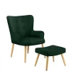 Pharao24 Sessel mit Hocker Princessa> Wohnzimmer Sessel|Relaxsessel