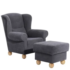 Ohrensessel|Relaxsessel*Pharao24 Sessel optional mit Hocker Ricana