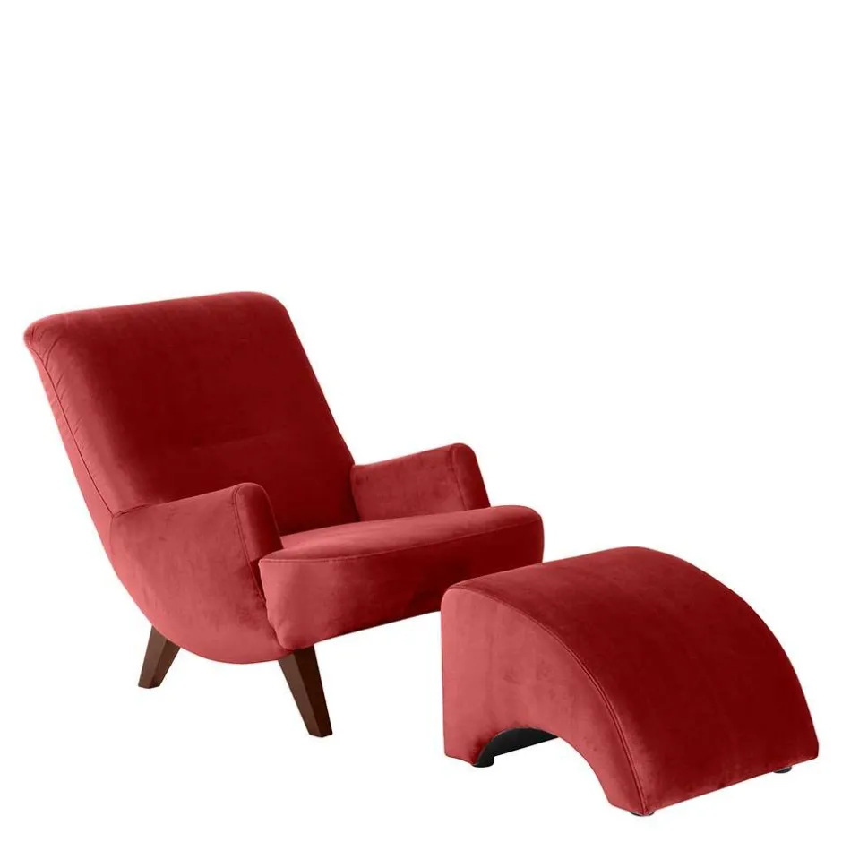 Pharao24 Sessel Samtvelours Amrosa> Relaxsessel