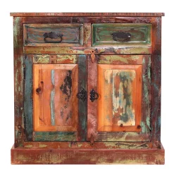 Küchenkommode|Wohnzimmerkommoden*Pharao24 Shabby Massivholzkommode Woodstock