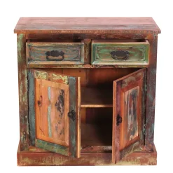 Küchenkommode|Wohnzimmerkommoden*Pharao24 Shabby Massivholzkommode Woodstock