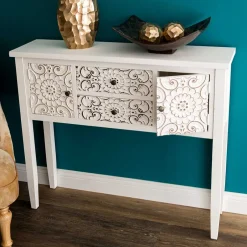 Massivholztische|Telefontische*Pharao24 Shabby Stil Konsole Inngro