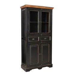 Vitrinenschrank|Stauraumvitrinen*Pharao24 Shabby Vitrine Barocara