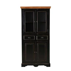 Vitrinenschrank|Stauraumvitrinen*Pharao24 Shabby Vitrine Barocara