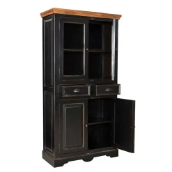 Vitrinenschrank|Stauraumvitrinen*Pharao24 Shabby Vitrine Barocara