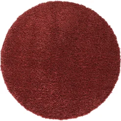 Teppiche*Pharao24 Shaggy Teppich Dunkelrot Tarnavei