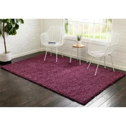 Teppiche*Pharao24 Shaggy Teppich Wohnzimmer Korfu