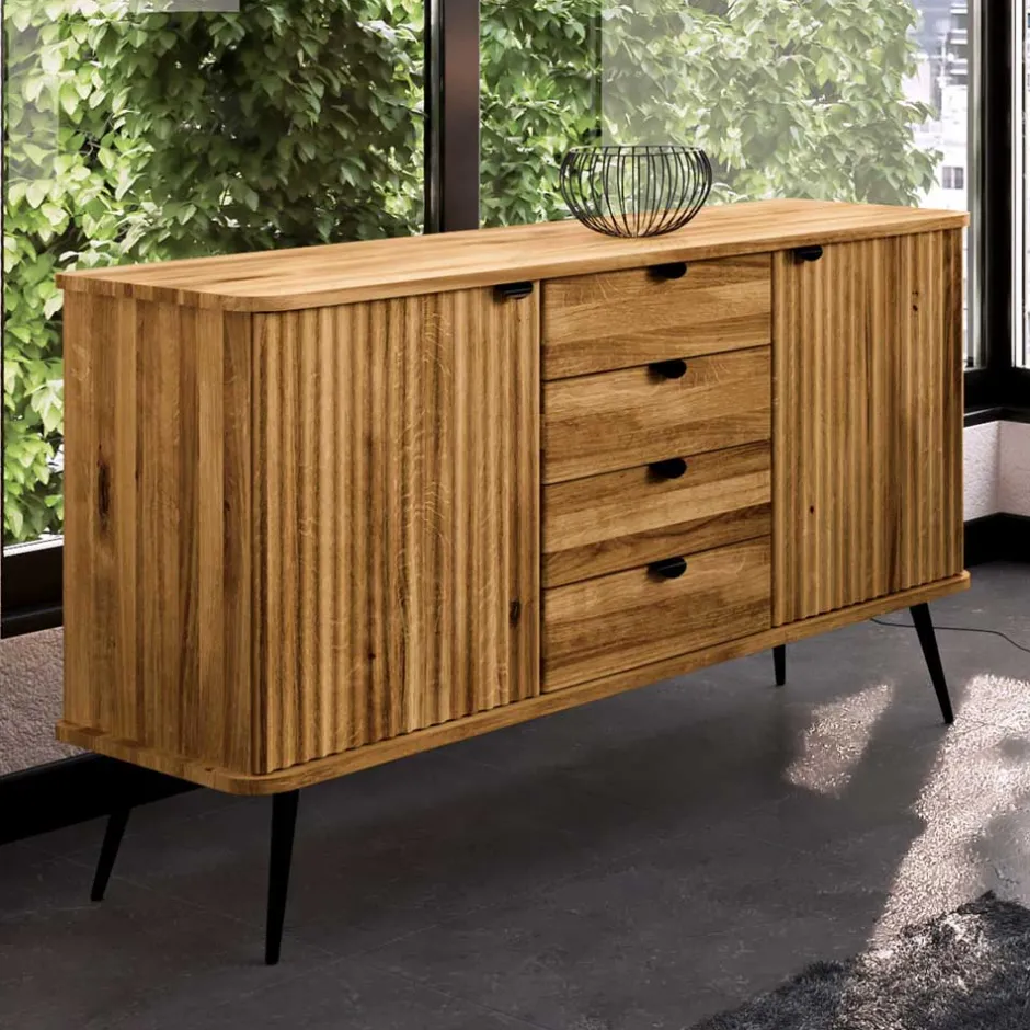 Sideboards*Pharao24 Sideboard aus massivem Holz Clantica