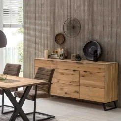 Massivholzmöbel|Küchenkommode*Pharao24 Sideboard Baroona