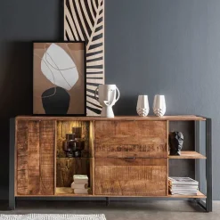 Pharao24 Sideboard Exeta> Massivholzmöbel|Küchenkommode