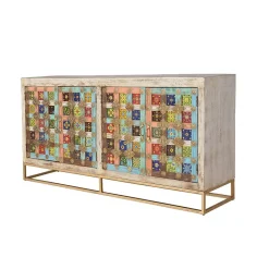 Esszimmerkommoden|Massivholz Kommoden*Pharao24 Sideboard Giglio