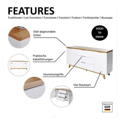 Fernsehtische|Lowboards*Pharao24 Sideboard Hajelua
