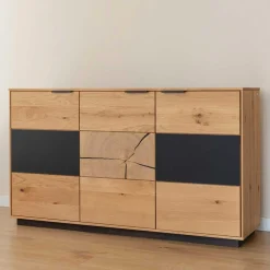 Massivholzmöbel|Küchenkommode*Pharao24 Sideboard Lakosion